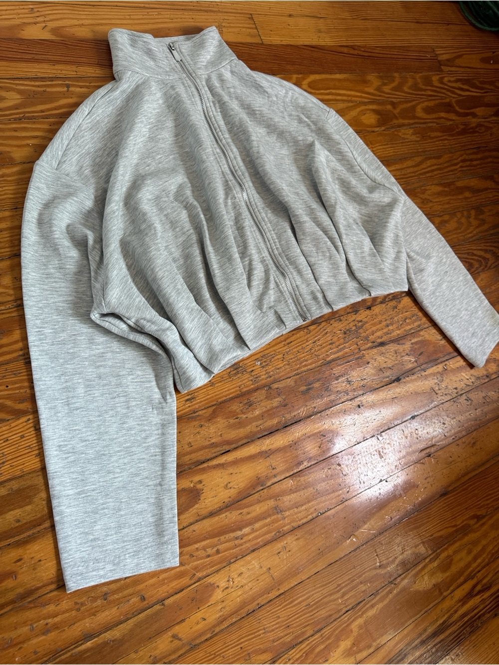 Daily Practice Neo Zip-Up Jacket Heather Grey - Picture 5 of 11